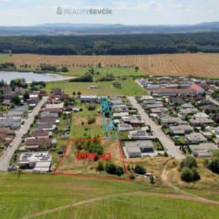 Prodej stavební parcely 2579 m² Litvínovice, Litvínovice, okres České Budějovice