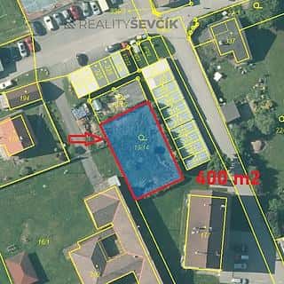 Prodej stavební parcely 400 m² Číměř, Číměř, okres Jindřichův Hradec