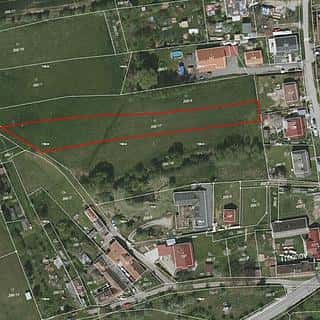 Prodej stavební parcely 2403 m² Borovany, Borovany, okres České Budějovice