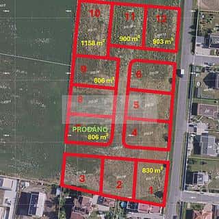 Prodej stavební parcely 806 m² Kosořice, Kosořice, okres Mladá Boleslav