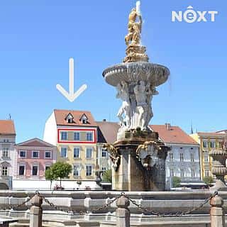 Pronájem kanceláře 150 m² České Budějovice, nám. Přemysla Otakara II., České Budějovice