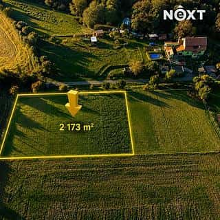 Prodej stavební parcely 2173 m² Milostín, Milostín, okres Rakovník