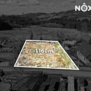 Prodej stavební parcely 1160 m² Černovice, Černovice, okres Blansko