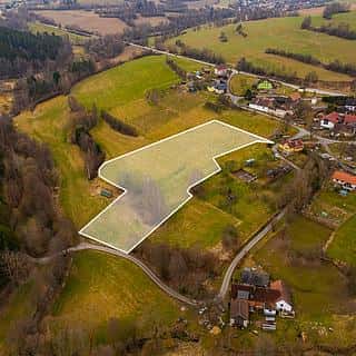 Prodej stavební parcely 9772 m² Bošice, Bošice, okres Prachatice