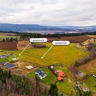 Prodej stavební parcely 6841 m² Nebahovy, Nebahovy, okres Prachatice
