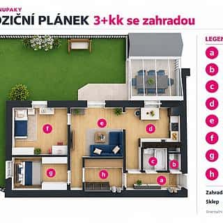 Prodej bytu 3+1 69 m² Nupaky, U Školky, Nupaky, okres Praha-východ