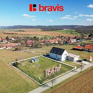 Prodej stavební parcely 1154 m² Hvozdec, Hvozdec, okres Brno-venkov