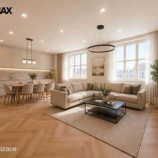 Pronájem bytu 2+kk 66 m² Louny, Mírové náměstí, Louny