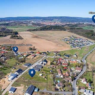 Prodej stavební parcely 1205 m² Háje, Háje, okres Příbram