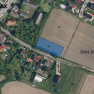 Prodej stavební parcely 1268 m² Dolní Stakory, Dolní Stakory, okres Mladá Boleslav