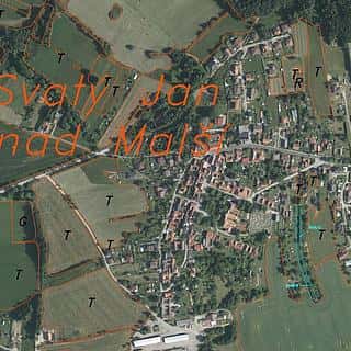 Prodej ostatních pozemků 2091 m² Svatý Jan nad Malší, Svatý Jan nad Malší, okres České Budějovice