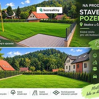 Prodej stavební parcely 902 m² Skalice u České Lípy, Skalice u České Lípy, okres Česká Lípa