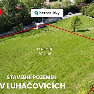 Prodej stavební parcely 2010 m² Luhačovice, V Drahách, Luhačovice, okres Zlín