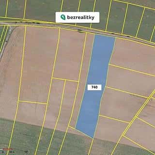 Prodej zemědělské půdy 9906 m² Brodce, Brodce, okres Mladá Boleslav