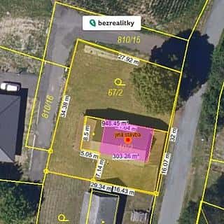 Prodej stavební parcely 910 m² Rybníček, Rybníček, okres Havlíčkův Brod