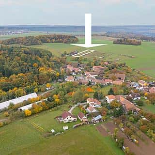 Prodej stavební parcely 3002 m² Úsuší, Úsuší, okres Brno-venkov
