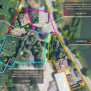 Prodej komerčního pozemku 4428 m² Kunovice, Osvobození, Kunovice, okres Uherské Hradiště