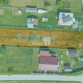 Pronájem stavební parcely 1138 m² Jíkev, Jíkev, okres Nymburk