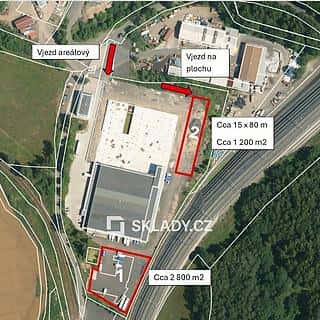 Pronájem komerčního pozemku 2800 m² Karlovy Vary, Karlovy Vary