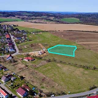 Prodej stavební parcely 3776 m² Netvořice, Zahradní, Netvořice, okres Benešov