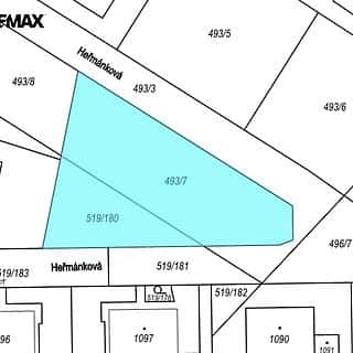Pronájem stavební parcely 1125 m² Mukařov, Heřmánková, Mukařov, okres Praha-východ