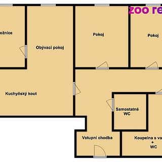 Prodej bytu 4+kk 71 m² Trutnov, Trutnov