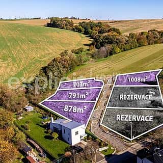 Prodej stavební parcely 1008 m² Lubná, Lubná, okres Kroměříž