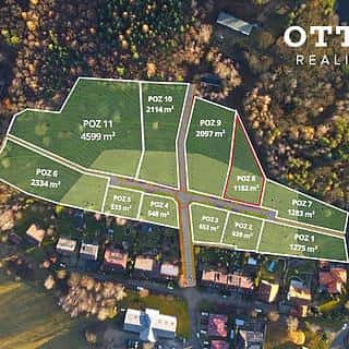 Prodej stavební parcely 1182 m² Štěnovice, Ve Višňovce, Štěnovice, okres Plzeň-město