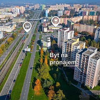 Pronájem bytu 1+1 40 m² Ostrava, Antonína Poledníka, Ostrava, okres Ostrava-město