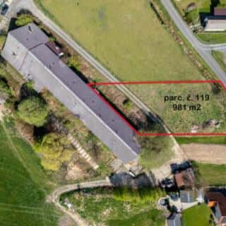 Prodej stavební parcely 981 m² Hradec nad Moravicí, Zahumenní, Hradec nad Moravicí, okres Opava