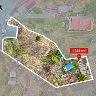 Prodej stavební parcely 1240 m² Děčín, Děčín