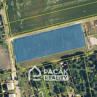 Prodej stavební parcely 5516 m² Grygov, Grygov, okres Olomouc