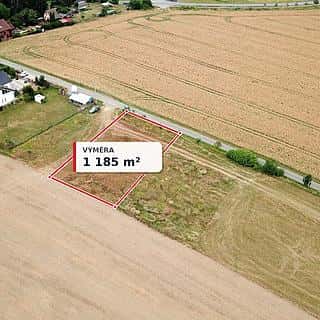 Prodej stavební parcely 1185 m² Kyšice, Kyšice, okres Plzeň-město