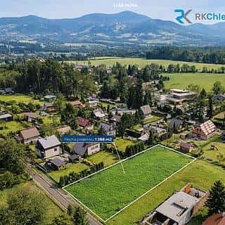 Prodej stavební parcely 1288 m² Frýdlant nad Ostravicí, Frýdlant nad Ostravicí, okres Frýdek-Místek