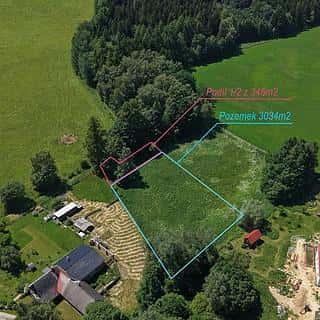 Prodej stavební parcely 3207 m² Králíky, Králíky, okres Ústí nad Orlicí