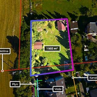 Prodej stavební parcely 1502 m² Ostrava, Ostrava, okres Ostrava-město