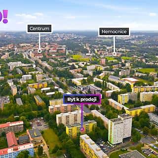Prodej bytu 2+1 54 m² Havířov, Kosmonautů, Havířov, okres Karviná