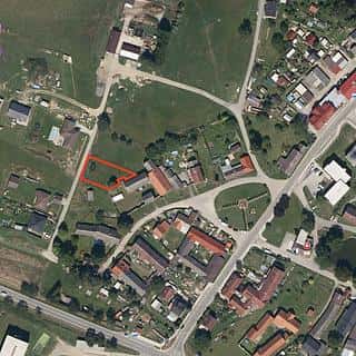 Prodej stavební parcely 881 m² Hospříz, Hospříz, okres Jindřichův Hradec