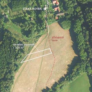 Prodej stavební parcely 1320 m² Městečko Trnávka, Městečko Trnávka, okres Svitavy