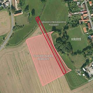 Prodej komerčního pozemku 2680 m² Dnešice, Dnešice, okres Plzeň-město