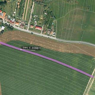 Prodej zemědělské půdy 5761 m² Předín, Předín, okres Třebíč
