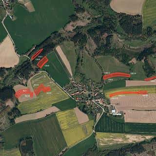 Prodej zemědělské půdy 91762 m² Křešín, Křešín, okres Pelhřimov