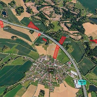 Prodej zemědělské půdy 88121 m² Jiřice, Jiřice, okres Pelhřimov