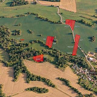 Prodej zemědělské půdy 22331 m² Mileč, Mileč, okres Plzeň-město