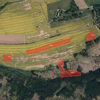 Prodej zemědělské půdy 34400 m² Křešín, Křešín, okres Pelhřimov