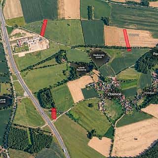 Prodej zemědělské půdy 18736 m² Zbenice, Zbenice, okres Příbram
