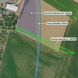 Prodej komerčního pozemku 1127 m² Citov, Citov, okres Přerov