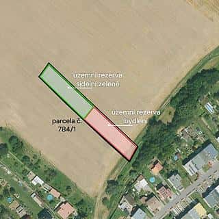 Prodej stavební parcely 1085 m² Opatovice, Opatovice, okres Přerov