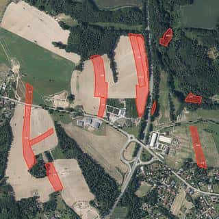 Prodej zemědělské půdy 22927 m² Čtyřkoly, Čtyřkoly, okres Benešov
