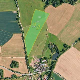 Prodej zemědělské půdy 71415 m² Planá, Planá, okres Tachov